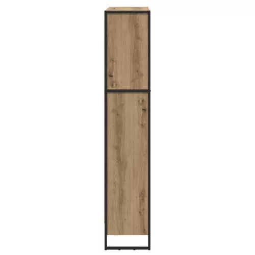  Könyvespolc 2 pcs Művészi tölgy 80 x 30 x 155 cm Faanyag