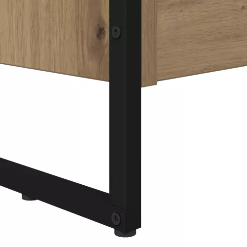  Könyvespolc 2 pcs Művészi tölgy 80 x 30 x 155 cm Faanyag