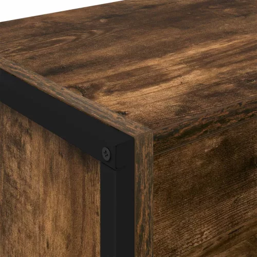  Könyvespolc 2 pcs Füstös tölgy 80 x 30 x 155 cm Faanyag