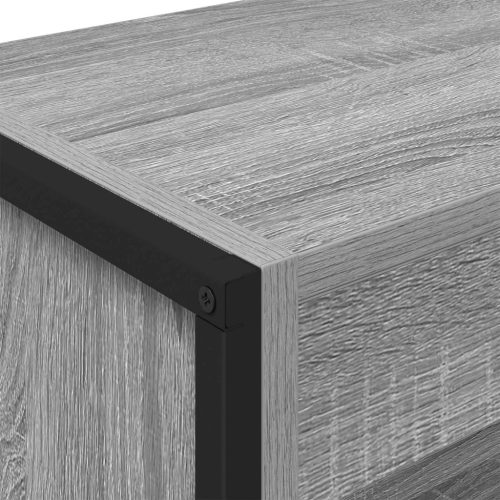  Könyvespolc 2 pcs Szürke Sonoma 80 x 30 x 155 cm Faanyag