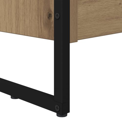  Könyvespolc 2 pcs Művészi tölgy 80 x 30 x 155 cm Faanyag