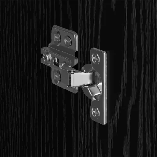  Szekrény tárolóval 2 pcs Fekete tölgy 50 x 50 x 200 cm Faanyag