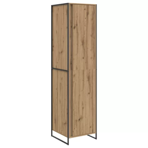  Szekrény tárolóval 2 pcs Művészi tölgy 50 x 50 x 200 cm Faanyag