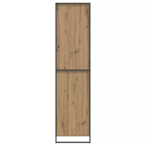  Szekrény tárolóval 2 pcs Művészi tölgy 50 x 50 x 200 cm Faanyag