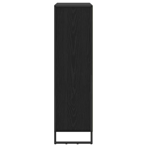  Könyvespolc 2 pcs Fekete tölgy 99,5 x 30 x 108,5 cm Faanyag