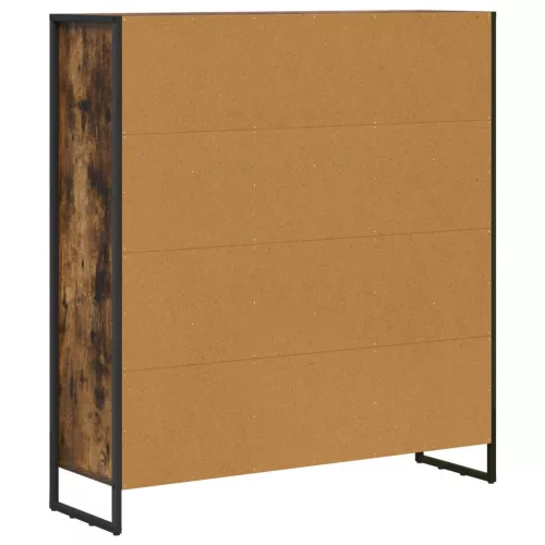  Könyvespolc 2 pcs Füstös tölgy 99,5 x 30 x 108,5 cm Faanyag