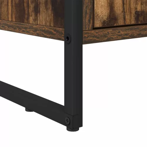  Könyvespolc 2 pcs Füstös tölgy 99,5 x 30 x 108,5 cm Faanyag