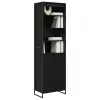  Magas szekrények 2 pcs Fekete tölgy 60 x 36 x 300 cm Faanyag