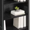  Magas szekrények 2 pcs Fekete tölgy 60 x 36 x 300 cm Faanyag