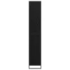  Magas szekrények 2 pcs Fekete tölgy 60 x 36 x 300 cm Faanyag