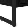  Magas szekrények 2 pcs Fekete tölgy 60 x 36 x 300 cm Faanyag