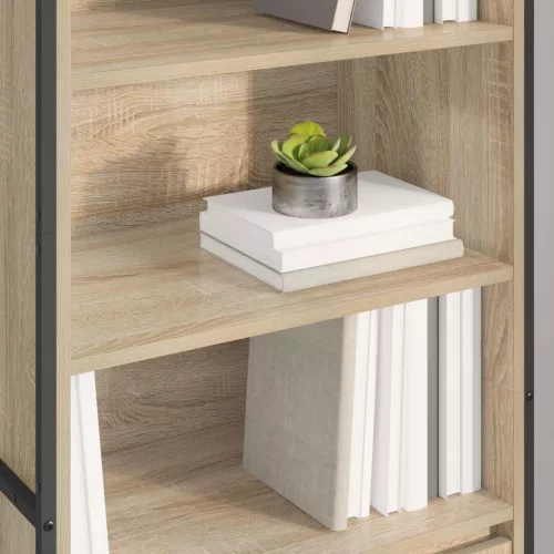  Magas szekrények 2 pcs Sonoma 60 x 36 x 300 cm Faanyag