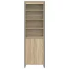  Magas szekrények 2 pcs Sonoma 60 x 36 x 300 cm Faanyag