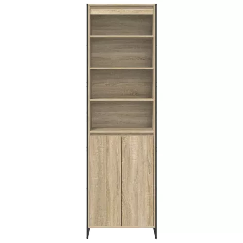  Magas szekrények 2 pcs Sonoma 60 x 36 x 300 cm Faanyag
