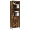  Magas szekrények 2 pcs Füstös tölgy 60 x 36 x 300 cm Faanyag
