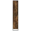  Magas szekrények 2 pcs Füstös tölgy 60 x 36 x 300 cm Faanyag