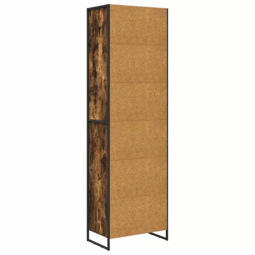  Magas szekrények 2 pcs Füstös tölgy 60 x 36 x 300 cm Faanyag