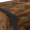  Magas szekrények 2 pcs Füstös tölgy 60 x 36 x 300 cm Faanyag