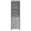  Magas szekrények 2 pcs Szürke Sonoma 60 x 36 x 300 cm Faanyag