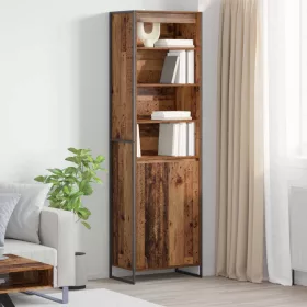  Magas szekrények 2 pcs Öreg fa 60 x 36 x 300 cm Faanyag