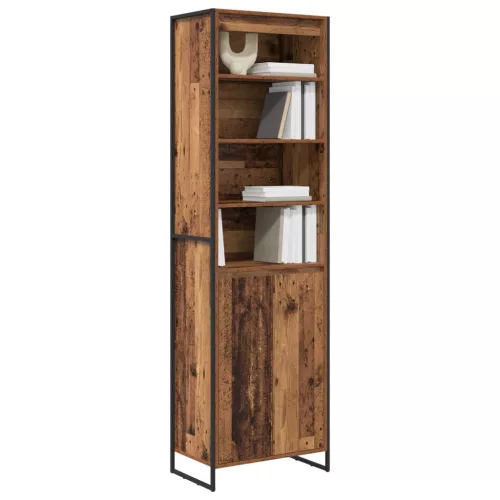  Magas szekrények 2 pcs Öreg fa 60 x 36 x 300 cm Faanyag
