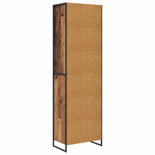  Magas szekrények 2 pcs Öreg fa 60 x 36 x 300 cm Faanyag