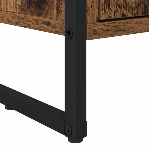  Magas szekrények 2 pcs Öreg fa 60 x 36 x 300 cm Faanyag