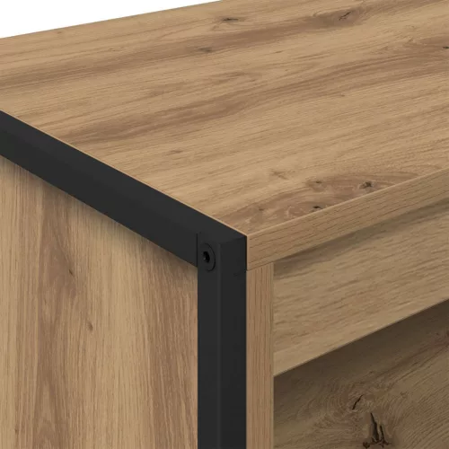  Magas szekrények 2 pcs Művészi tölgy 60 x 36 x 300 cm Faanyag