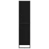  Széf fiókkal 2 pcs Fekete tölgy 81 x 36 x 150.5 cm Faanyag