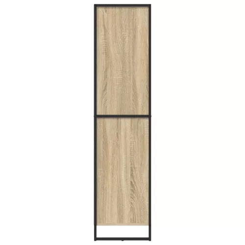  Széf fiókkal 2 pcs Sonoma 81 x 36 x 150.5 cm Faanyag