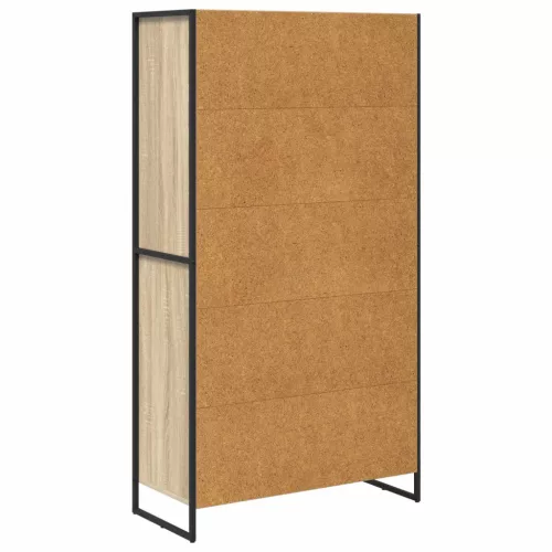  Széf fiókkal 2 pcs Sonoma 81 x 36 x 150.5 cm Faanyag