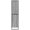  Széf fiókkal 2 pcs Szürke Sonoma 81 x 36 x 150.5 cm Faanyag