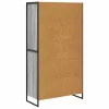  Széf fiókkal 2 pcs Szürke Sonoma 81 x 36 x 150.5 cm Faanyag