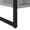 Széf fiókkal 2 pcs Szürke Sonoma 81 x 36 x 150.5 cm Faanyag