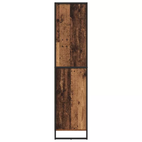  Széf fiókkal 2 pcs Öreg fa 81 x 36 x 150.5 cm Faanyag