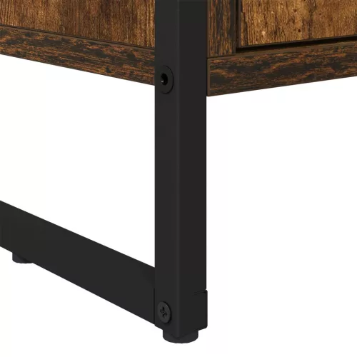  Magas szekrények 2 pcs Füstös tölgy 60 x 36 x 300 cm Faanyag