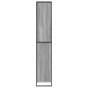  Magas szekrények 2 pcs Szürke Sonoma 60 x 36 x 300 cm Faanyag