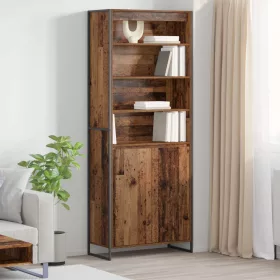  Magas szekrények 2 pcs Öreg fa 60 x 36 x 300 cm Faanyag