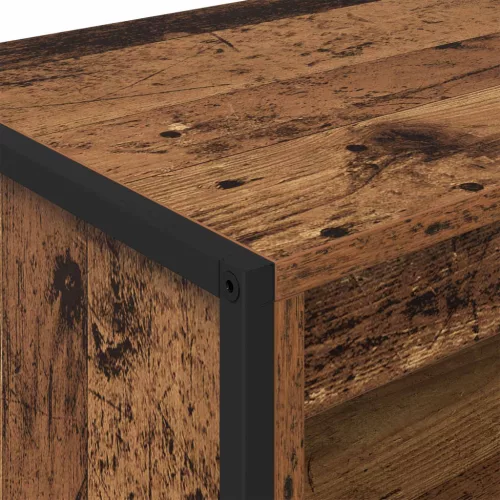  Magas szekrények 2 pcs Öreg fa 60 x 36 x 300 cm Faanyag