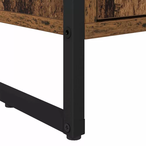  Magas szekrények 2 pcs Öreg fa 60 x 36 x 300 cm Faanyag