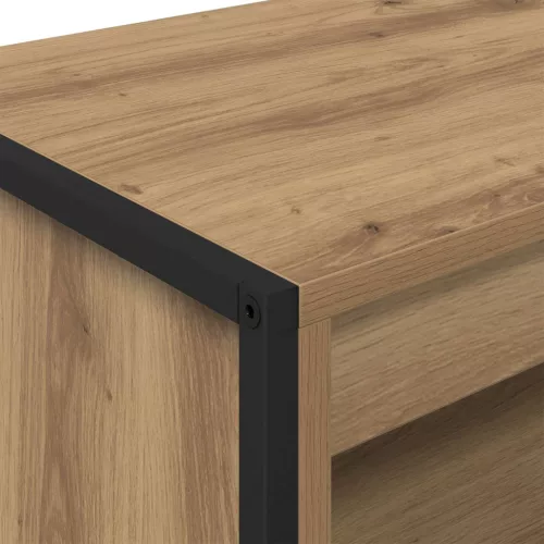  Magas szekrények 2 pcs Művészi tölgy 60 x 36 x 300 cm Faanyag