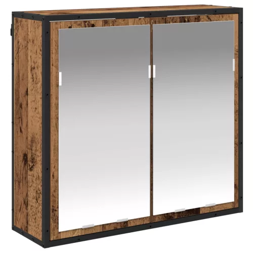  Fürdőszoba bútor szett fiókkal polcokkal Öreg fa Faanyag