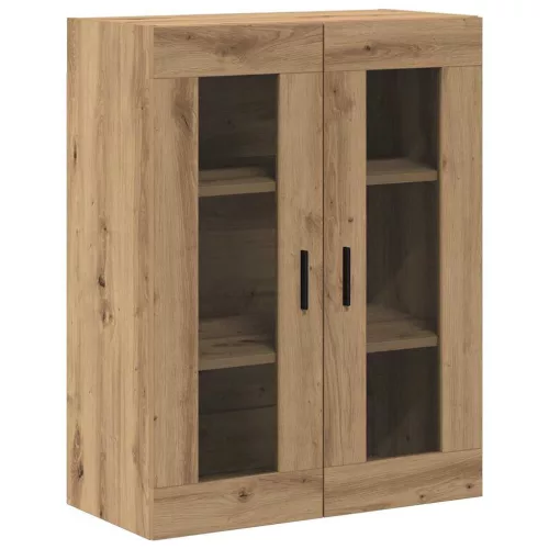  Magasfiú 2 pcs Artisan tölgy Műanyag Fa és Üveg