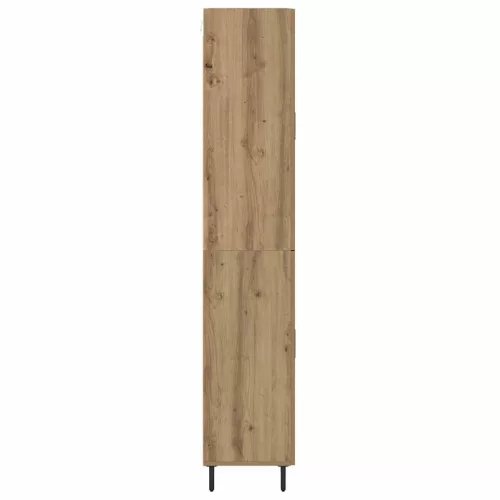  Magasfiú 2 pcs Artisan tölgy Műanyag Fa és Üveg