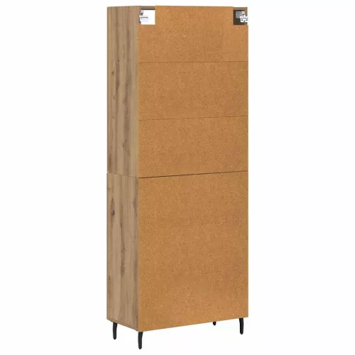  Magasfiú 2 pcs Artisan tölgy Műanyag Fa és Üveg