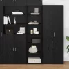  Cabinet Fekete tölgy 50 x 41 x 185 cm Faanyag