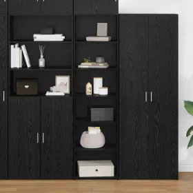  Cabinet Fekete tölgy 50 x 41 x 185 cm Faanyag