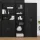  Cabinet Fekete tölgy 50 x 41 x 185 cm Faanyag