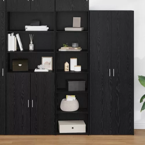  Cabinet Fekete tölgy 50 x 41 x 185 cm Faanyag