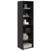  Cabinet Fekete tölgy 50 x 41 x 185 cm Faanyag